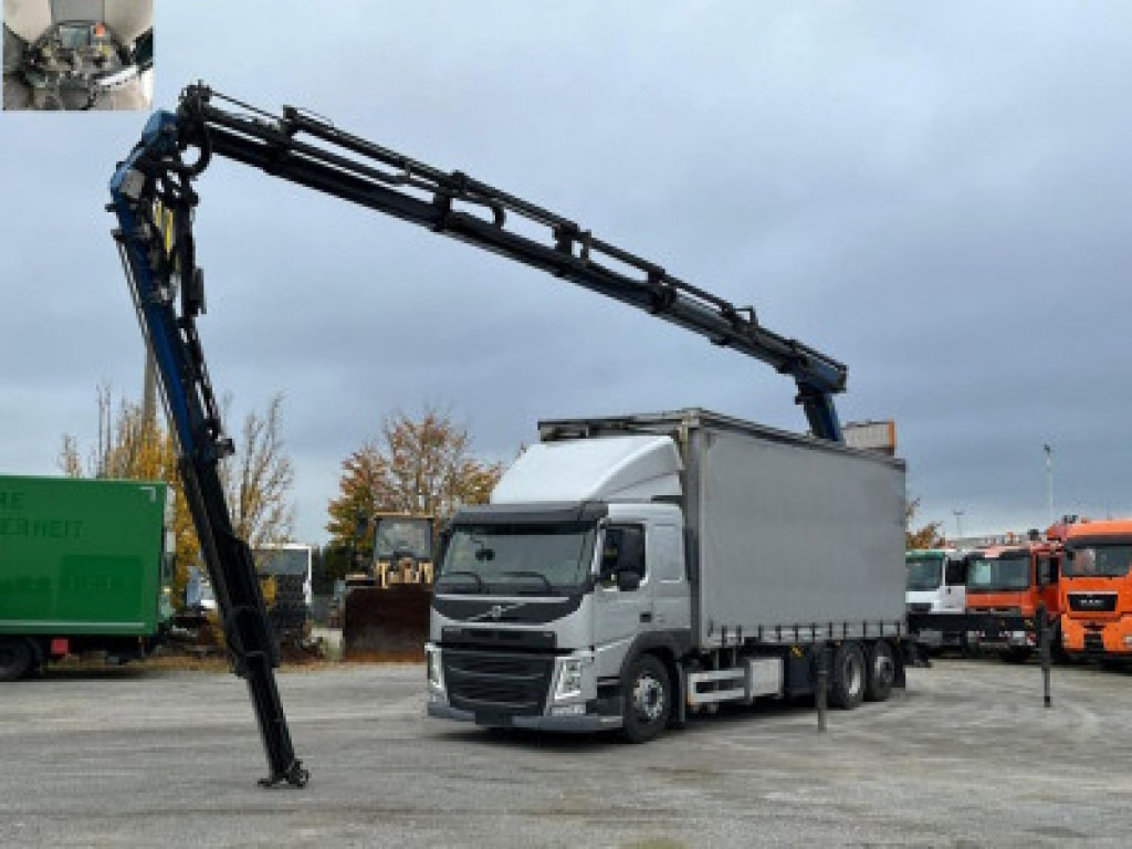 VOLVO (S) Truck FM 420 6x2 Pritsche Heckkran 27m t,Funk,Jib ,E6 - Nákladní automobil valníkový/ Plošinový, Auto s hydraulickou rukou: obrázek 1 VOLVO (S) Truck FM 420 6x2 Pritsche Heckkran 27m t,Funk,Jib ,E6 - Nákladní automobil valníkový/ Plošinový, Auto s hydraulickou rukou: obrázek 1