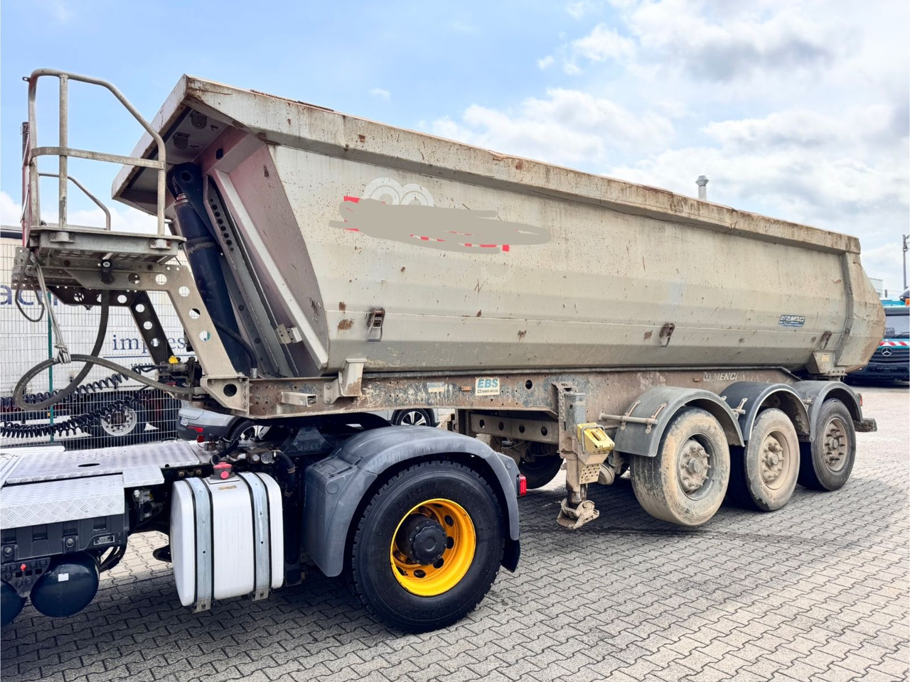 Menci SA700R Kipper Mulde 27m³ Lift Stahl 3 Stück - Sklápěcí návěs: obrázek 3 Menci SA700R Kipper Mulde 27m³ Lift Stahl 3 Stück - Sklápěcí návěs: obrázek 3