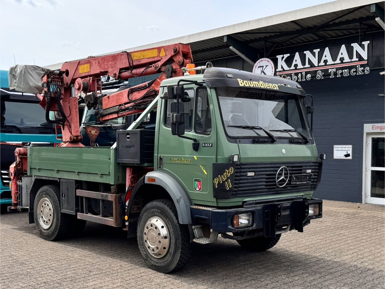Mercedes-Benz 1417 AK Allrad Palfinger Montagekran 17,7m 64TKM - Auto s hydraulickou rukou: obrázek 2 Mercedes-Benz 1417 AK Allrad Palfinger Montagekran 17,7m 64TKM - Auto s hydraulickou rukou: obrázek 2