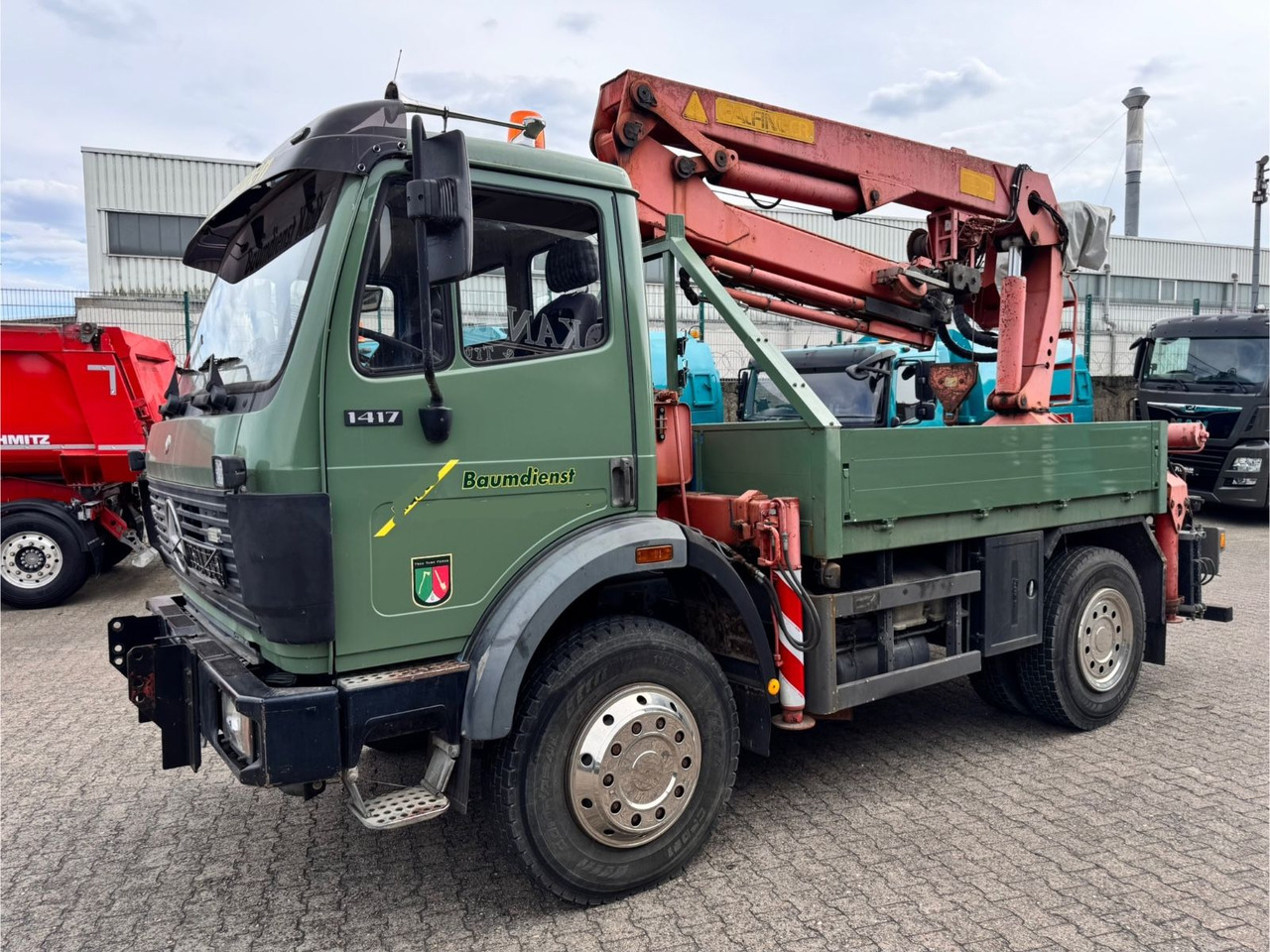 Mercedes-Benz 1417 AK Allrad Palfinger Montagekran 17,7m 64TKM - Auto s hydraulickou rukou: obrázek 3 Mercedes-Benz 1417 AK Allrad Palfinger Montagekran 17,7m 64TKM - Auto s hydraulickou rukou: obrázek 3
