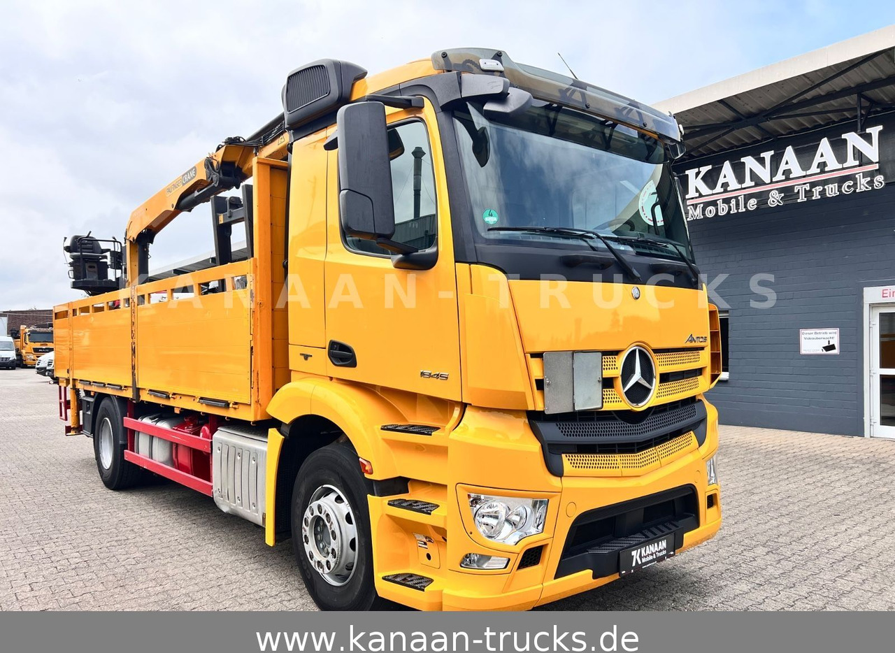 Mercedes-Benz 1845 Antos 4x2 Baustoffkran Palfinger 21001L - Auto s hydraulickou rukou: obrázek 1 Mercedes-Benz 1845 Antos 4x2 Baustoffkran Palfinger 21001L - Auto s hydraulickou rukou: obrázek 1
