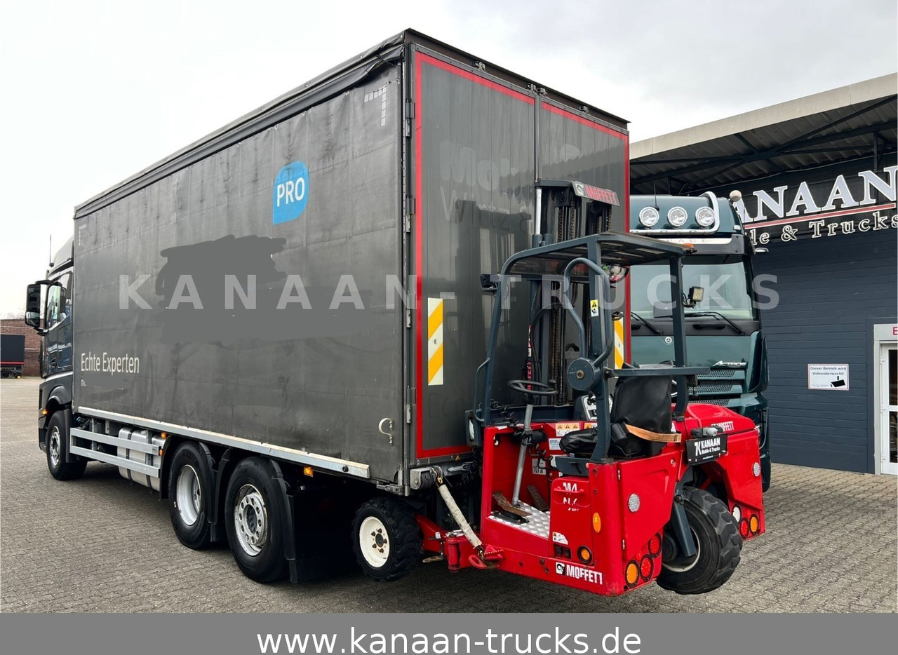 Mercedes-Benz 2548 Actros 6x2 Pritsche Moffet Mitnahme stapler - Plachtový nákladní auto: obrázek 1 Mercedes-Benz 2548 Actros 6x2 Pritsche Moffet Mitnahme stapler - Plachtový nákladní auto: obrázek 1